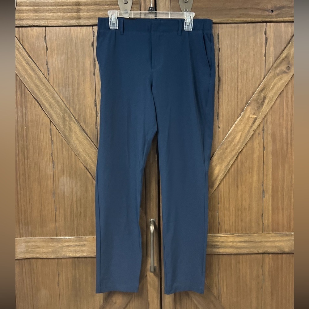 Under Armour Links High Rise Pull On Stretch Golf Pants Navy Size 10 NWT - Picture 2 of 8